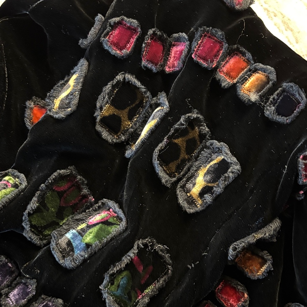 Chicos Velvet Patterned Jacket - image 4